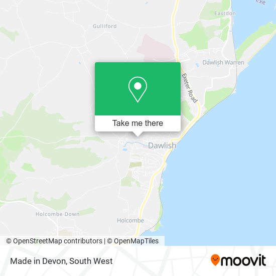 Made in Devon map