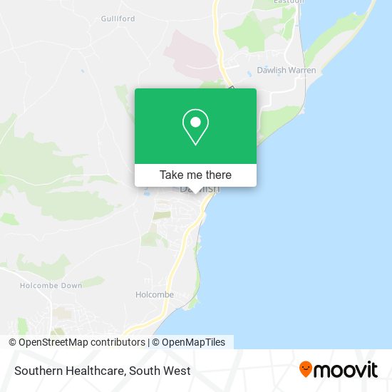 Southern Healthcare map