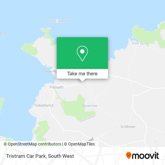 Tristram Car Park map