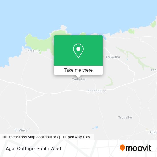 Agar Cottage map