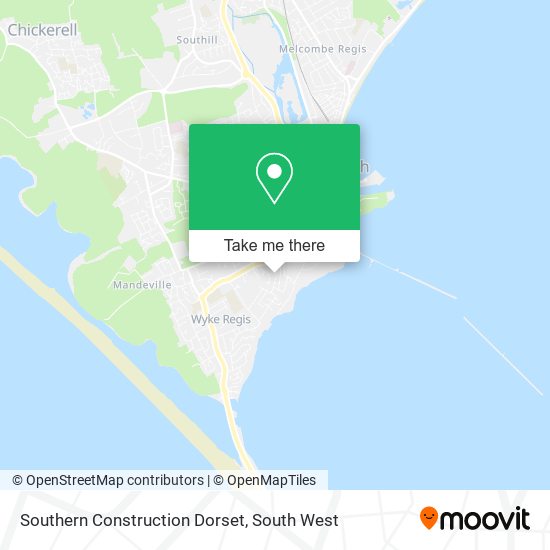 Southern Construction Dorset map