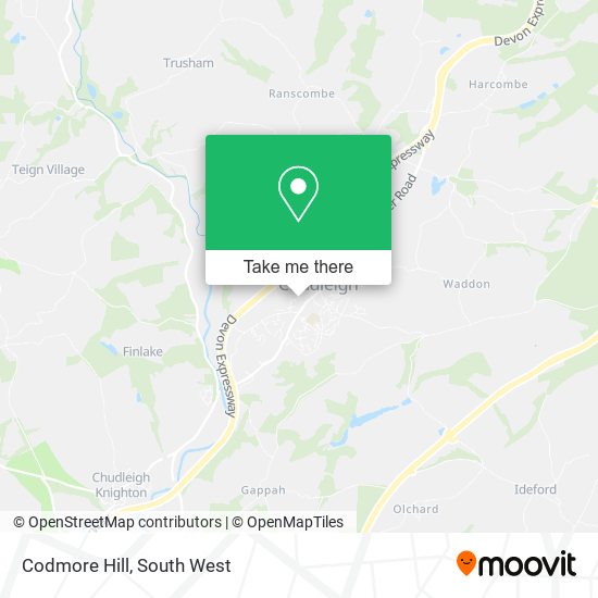 Codmore Hill map