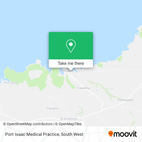 Port Isaac Medical Practice map
