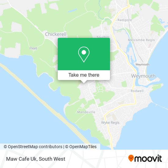 Maw Cafe Uk map
