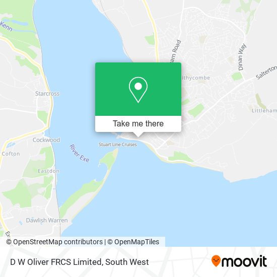 D W Oliver FRCS Limited map