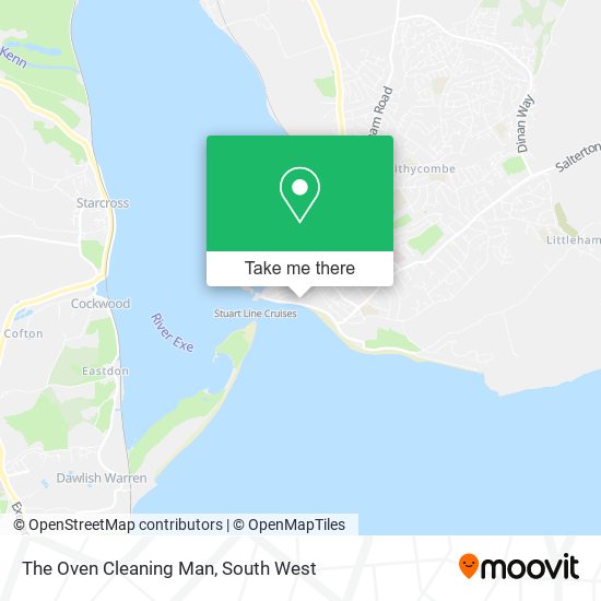 The Oven Cleaning Man map