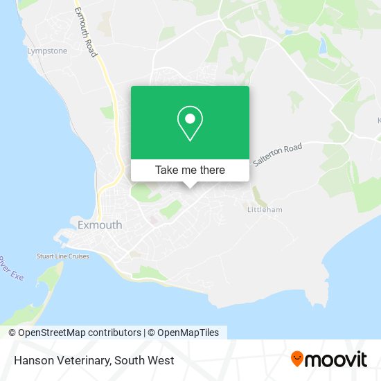 Hanson Veterinary map