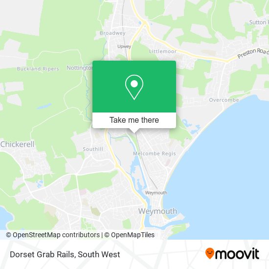 Dorset Grab Rails map