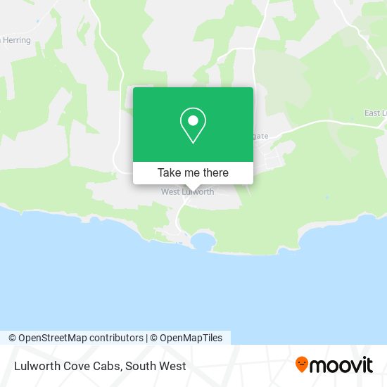 Lulworth Cove Cabs map