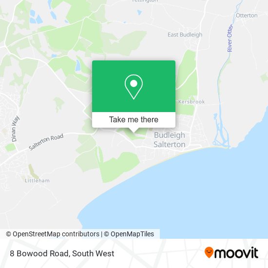 8 Bowood Road map