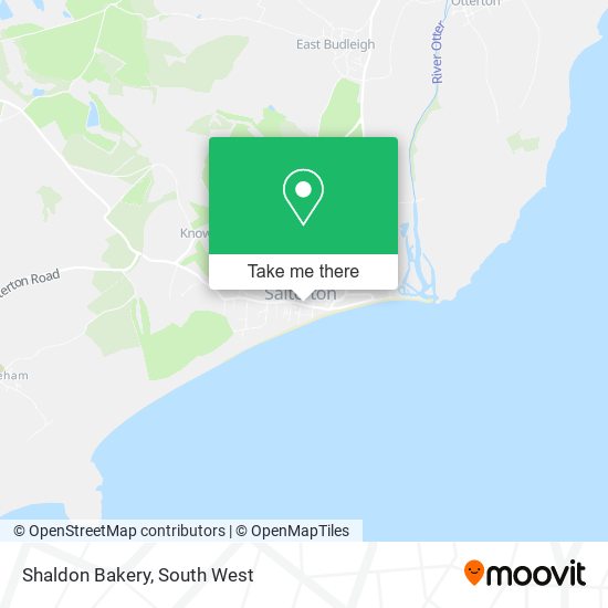 Shaldon Bakery map