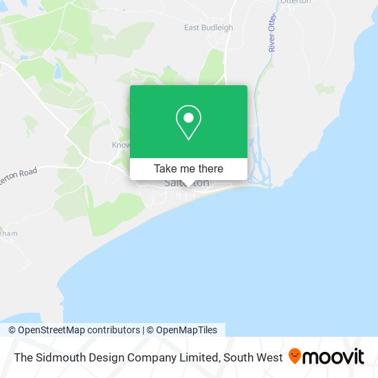 The Sidmouth Design Company Limited map