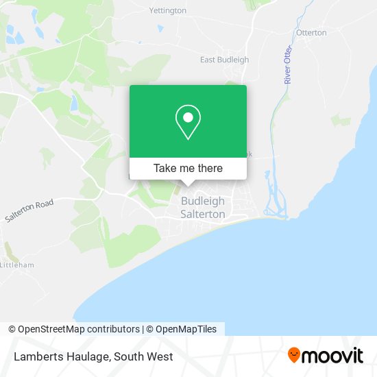 Lamberts Haulage map