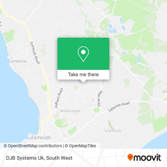 DJB Systems Uk map