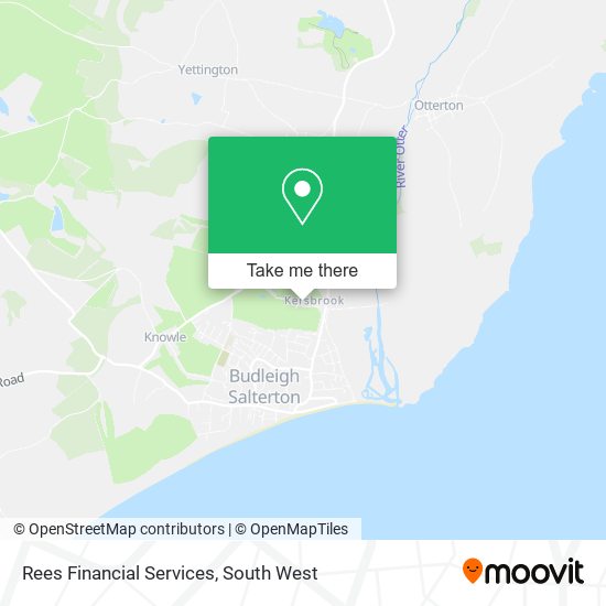 Rees Financial Services map