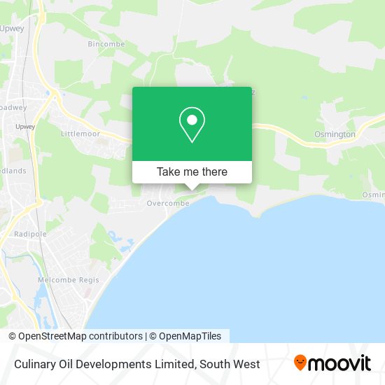 Culinary Oil Developments Limited map