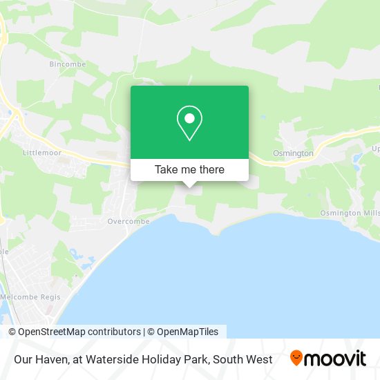 Our Haven, at Waterside Holiday Park map