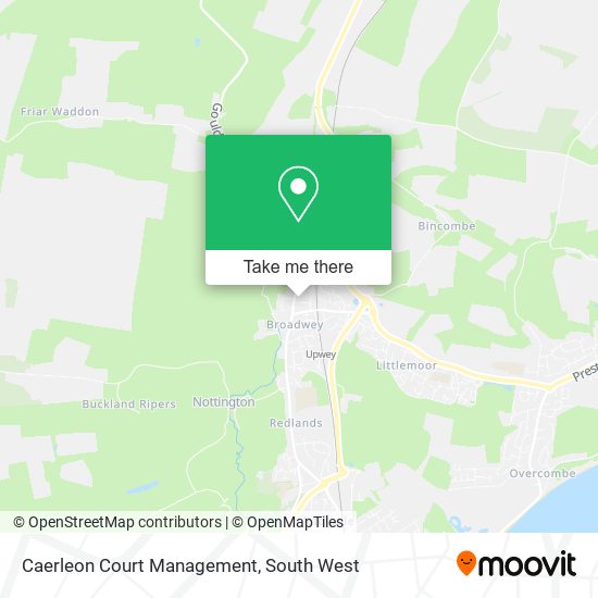 Caerleon Court Management map