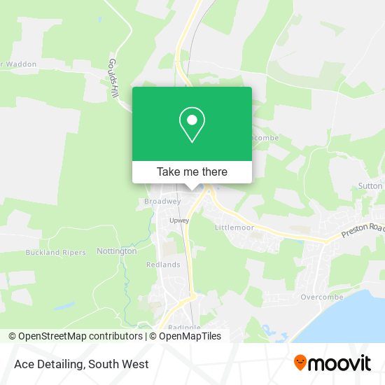 Ace Detailing map