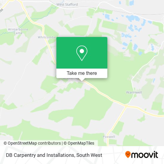 DB Carpentry and Installations map