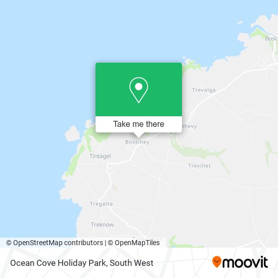 Ocean Cove Holiday Park map