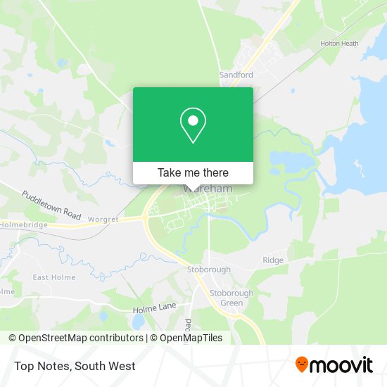 Top Notes map