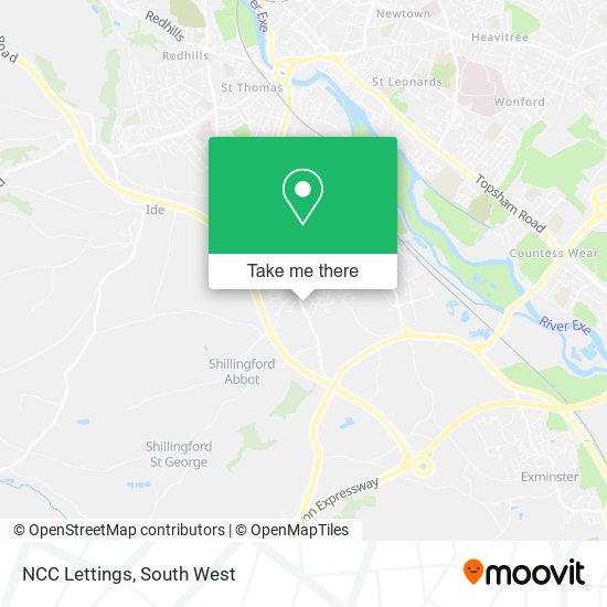 NCC Lettings map