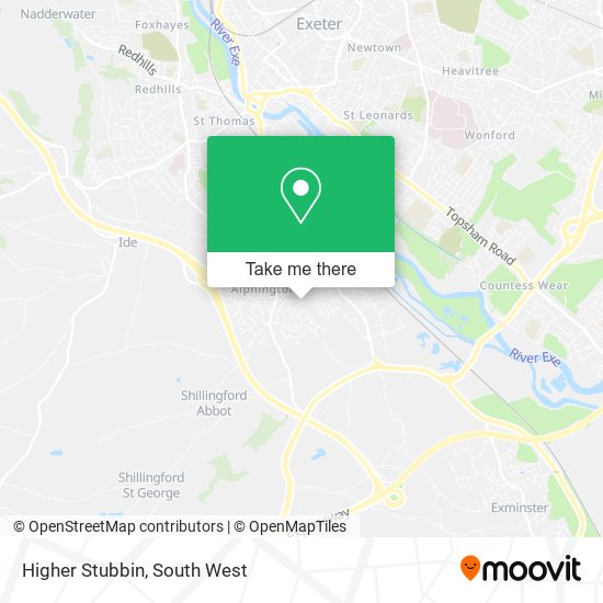Higher Stubbin map