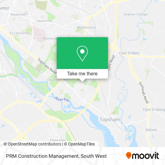 PRM Construction Management map
