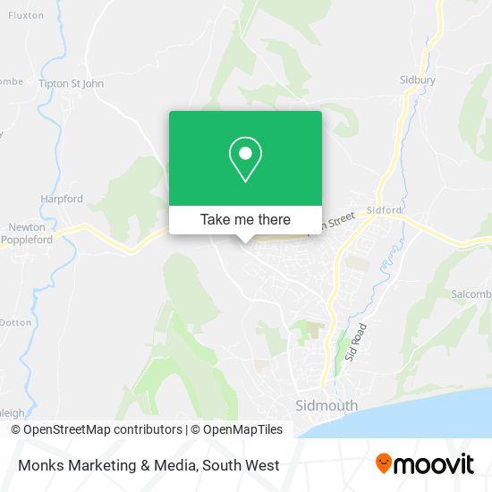 Monks Marketing & Media map