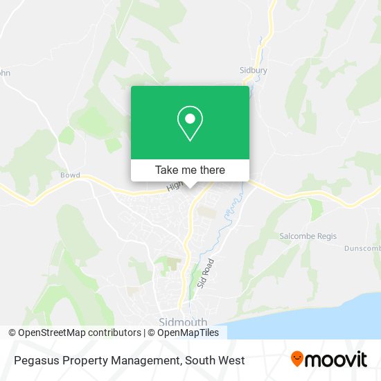 Pegasus Property Management map
