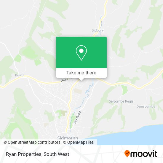 Ryan Properties map