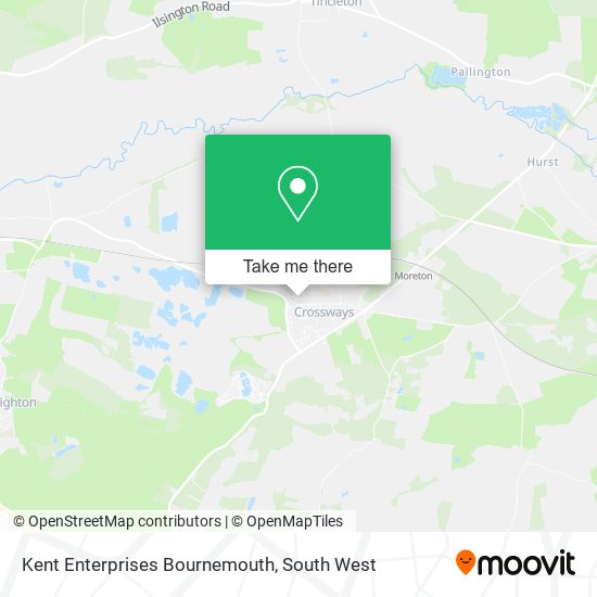 Kent Enterprises Bournemouth map