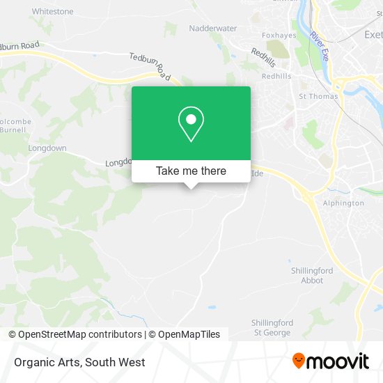 Organic Arts map