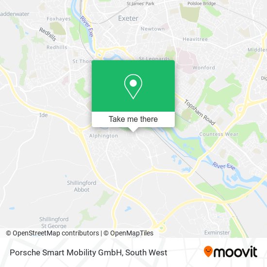 Porsche Smart Mobility GmbH map