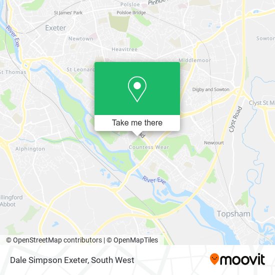 Dale Simpson Exeter map