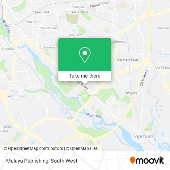 Malaya Publishing map