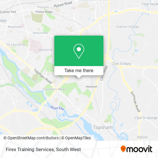 Firex Training Services map