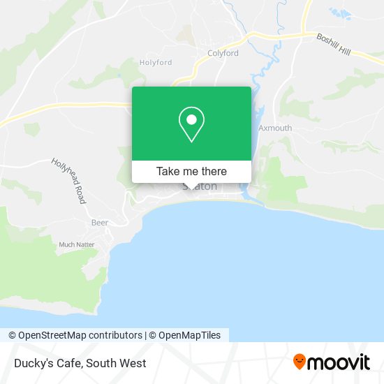 Ducky's Cafe map