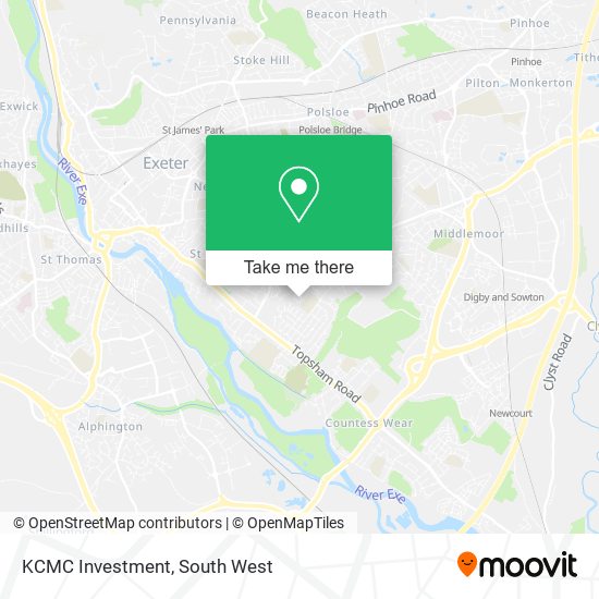 KCMC Investment map