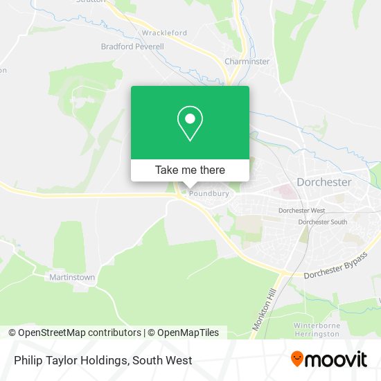 Philip Taylor Holdings map