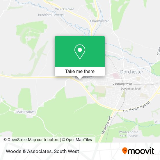 Woods & Associates map