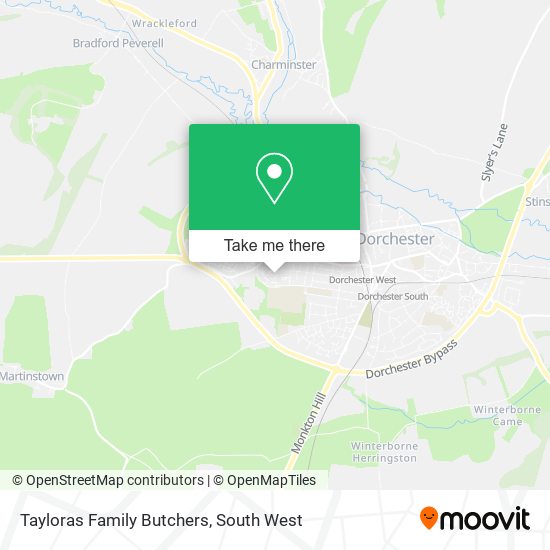 Tayloras Family Butchers map