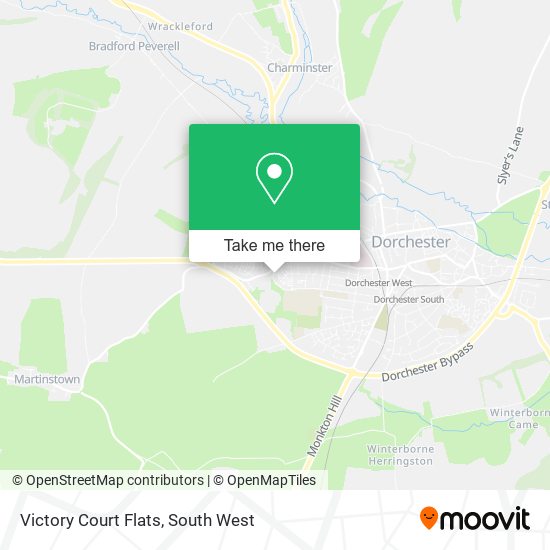 Victory Court Flats map