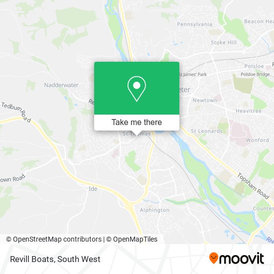 Revill Boats map