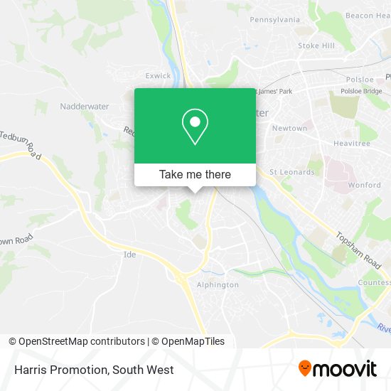 Harris Promotion map