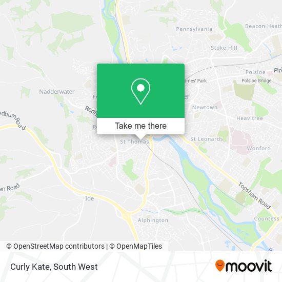 Curly Kate map