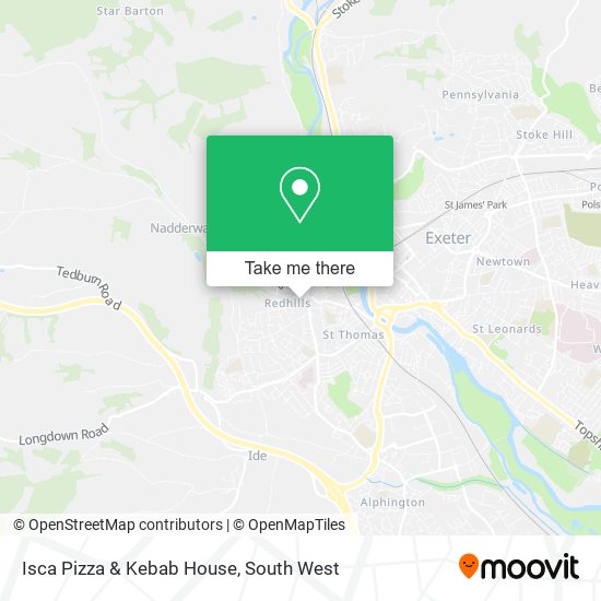 Isca Pizza & Kebab House map