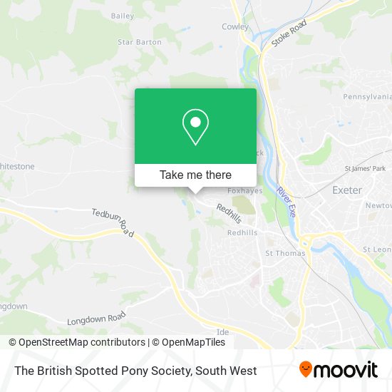 The British Spotted Pony Society map