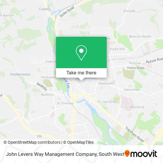 John Levers Way Management Company map
